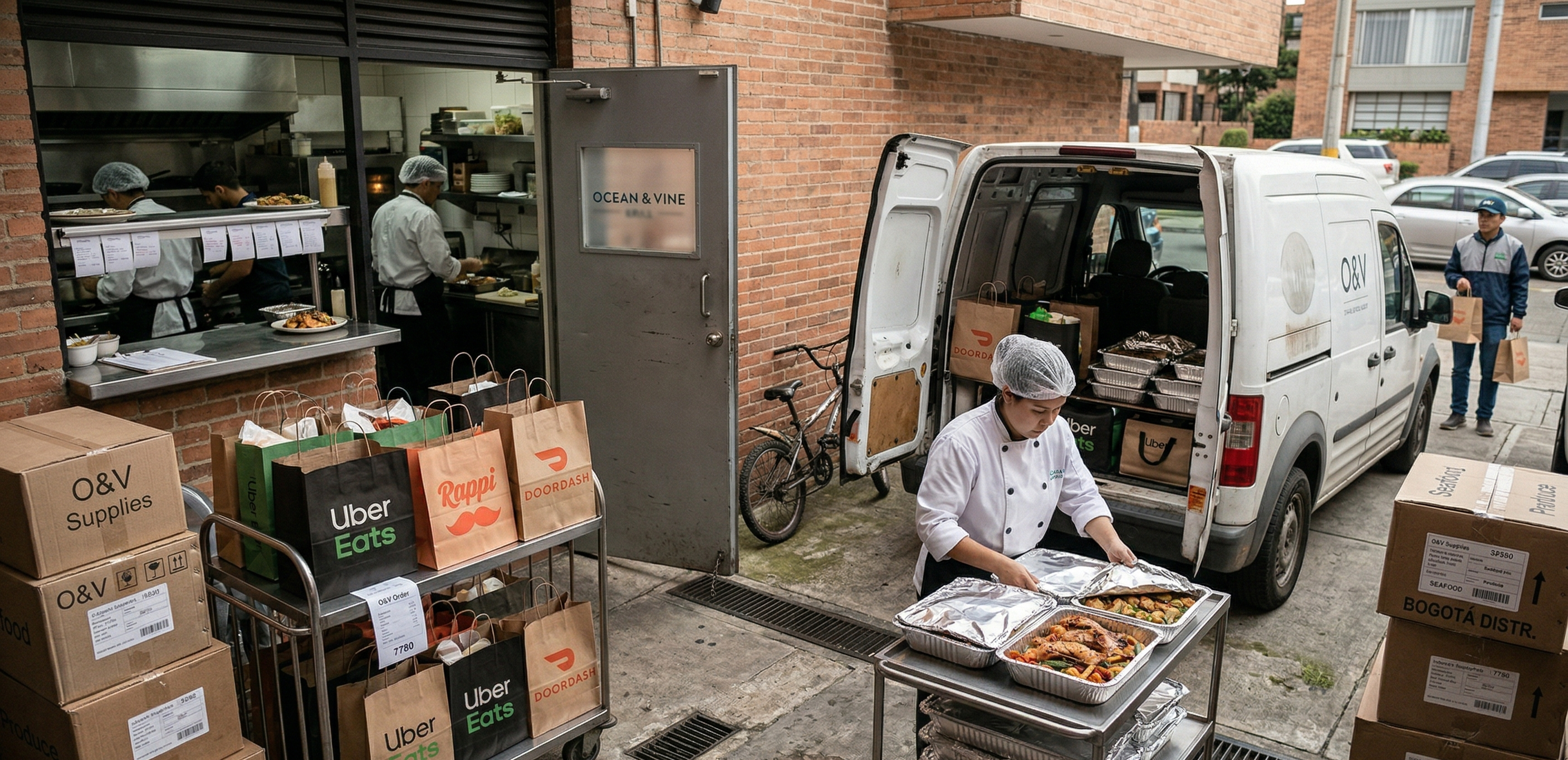 Restaurant delivery and catering activity creating operational risk beyond original insurance assumptions