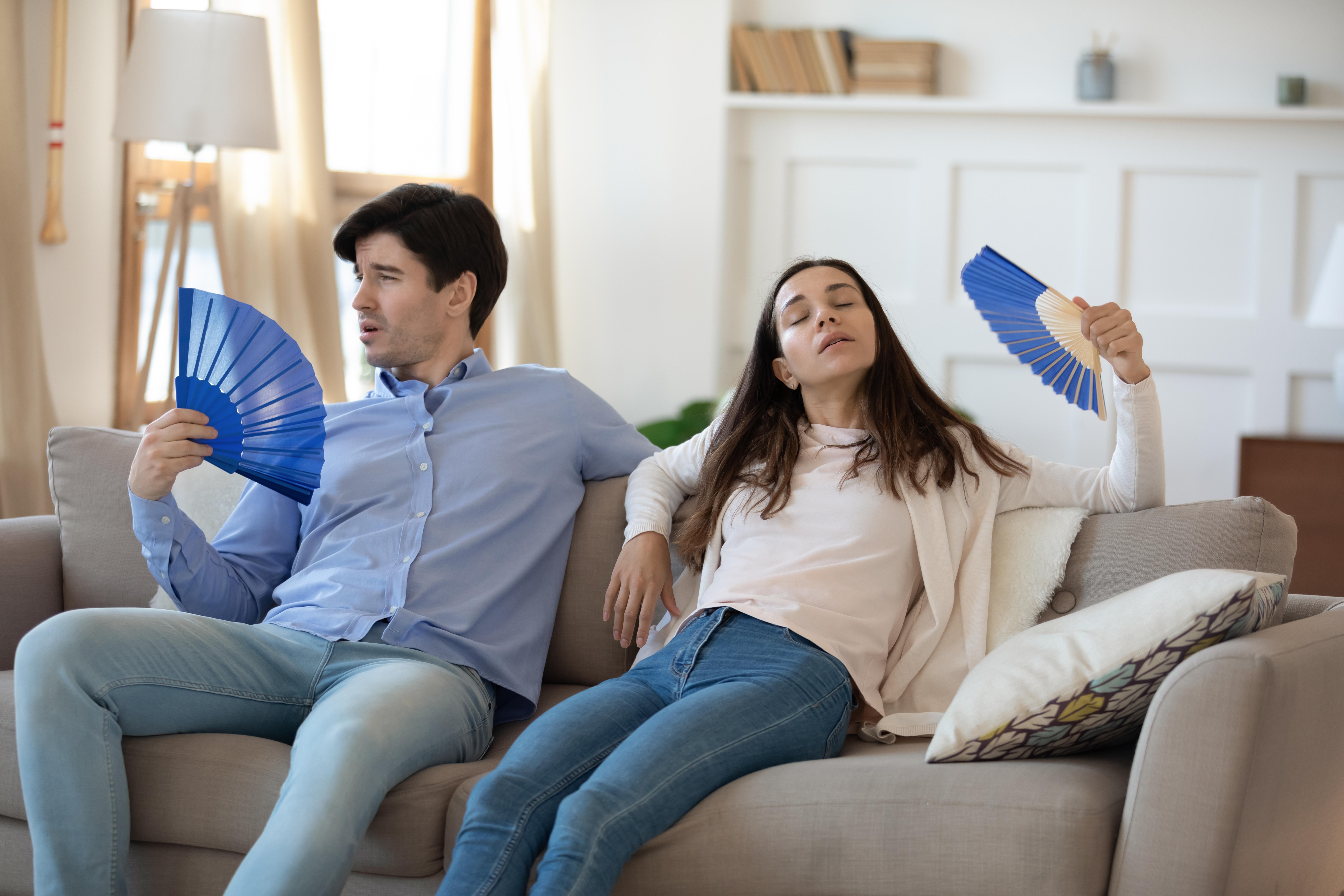 Rooms above garage cold